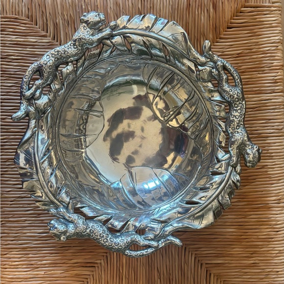 Arthur Court Retired 2000 Leopard Bowl - Picture 4 of 11